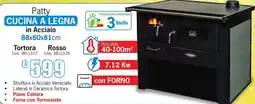 Centro Brico Patty Cucina a Legna offerta