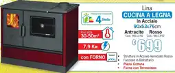 Centro Brico Cucina a legna Lina offerta