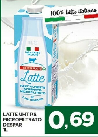 Interspar Latte parzialmente scremato offerta