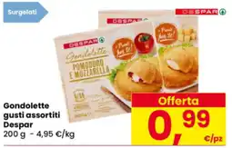 Eurospar Gondolette gusti assortiti Despar offerta