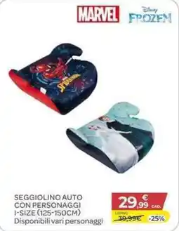 Bimbo Store Seggiolino auto con personaggi offerta