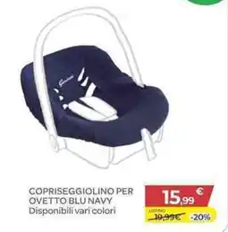 Bimbo Store Copriseggiolino per ovetto blu navy offerta
