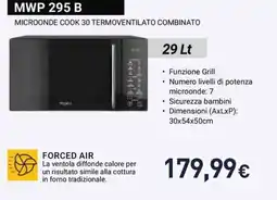 Unieuro Microonde Cook 30 Termoventilato Combinato offerta