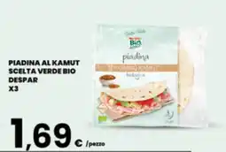 Despar Sicilia Piadina al kamut scelta verde bio offerta