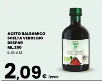 Aceto balsamico scelta verde bio
