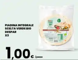 Despar Sicilia Piadina integrale scelta verde bio offerta