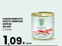 Despar Sicilia Fagioli borlotti scelta verde bio offerta