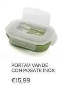 Bimbo Store Portavivande con posate inox offerta