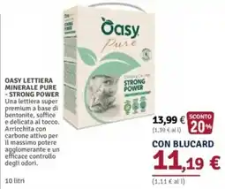 Il Gigante Oasy lettiera minerale pure - strong power offerta