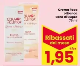 Eurospar Crema Rosa o Bianca Cera di Cupra offerta