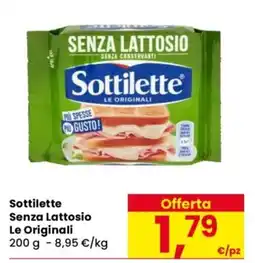 Despar Sottilette Senza Lattosio Le Originali offerta