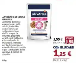 Il Gigante Advance cat umido urinary offerta