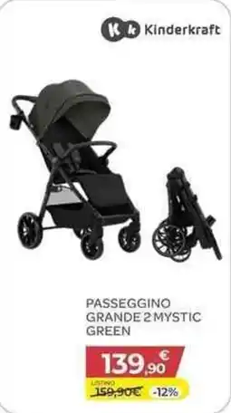 Bimbo Store Passeggino Grande 2 Mystic Green Kinderkraft offerta