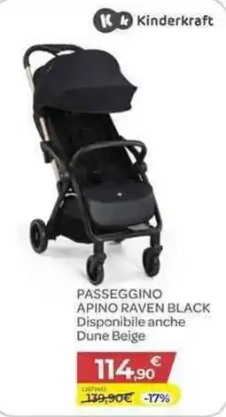 Bimbo Store Passeggino Apino Raven Black offerta