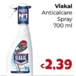 Le Bolle di Giù Giù Viakal Anticalcare Spray offerta