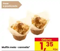 Eurospar Muffin mela - cannella* offerta