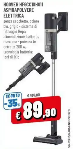 A&O Hoover aspirapolvere elettrica offerta