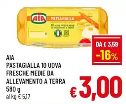A&O AIA Pastagialla 10 uova fresche medie offerta