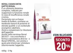 Il Gigante Royal Canin Dieta Gatto Renal offerta