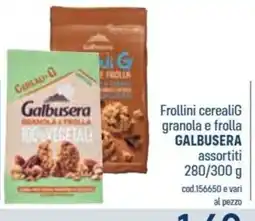 Talento Professional Store Frollini cerealiG granola e frolla Galbusera offerta