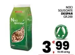 Despar Sicilia Noci sgusciate Despar offerta