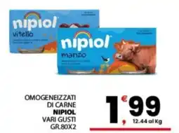 Despar Sicilia Omogeneizzati di carne Nipiol offerta