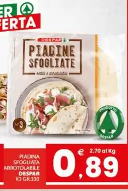 Despar Sicilia Piadine Sfogliate Despar offerta