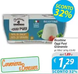 DiMeglio Ricottine Oggi Puoi Granarolo offerta