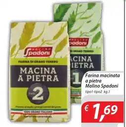 DiMeglio Farina macinata a pietra Molino Spadoni offerta