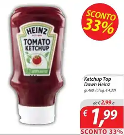 DiMeglio Ketchup Top Down Heinz offerta