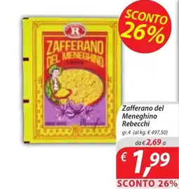 DiMeglio Zafferano del Meneghino Rebecchi offerta