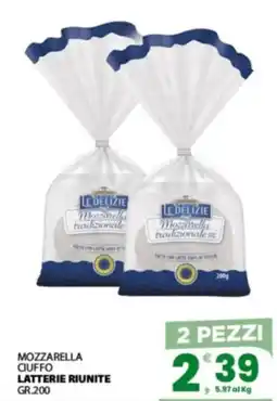 Despar Sicilia Mozzarella ciuffo lattorie riunite offerta