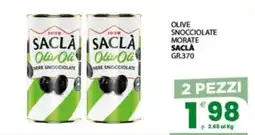 Despar Sicilia Olive nere snocciolate Saclà offerta