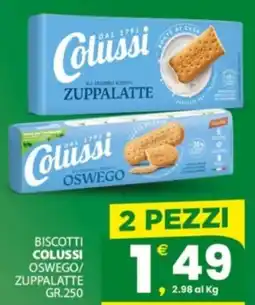 Despar Sicilia Biscotti Colussi offerta