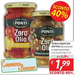 DiMeglio Verdure e legumi zero olio Ponti offerta