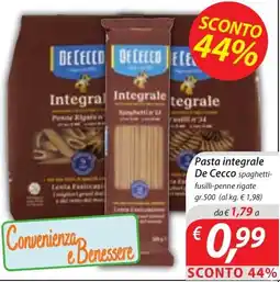 DiMeglio Pasta integrale De Cecco offerta