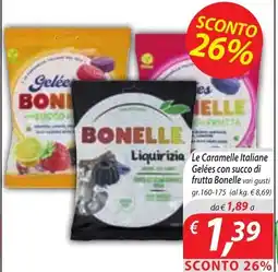 DiMeglio Le Caramelle Italiane Gelées con succo di frutta Bonelle offerta