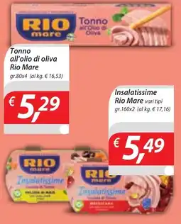 DiMeglio Tonno all'olio di oliva Rio Mare offerta