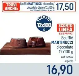 Talento Professional Store Soufflè Martinucci cioccolato offerta