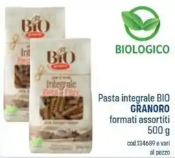 Talento Professional Store Pasta integrale BIO GRANORO offerta