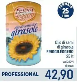 Talento Professional Store Olio di semi di girasole FriggiLeggero offerta
