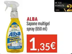 Sanitaria Demma Alba Sapone multigel spray offerta