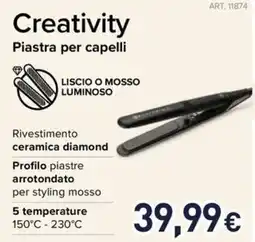 Unieuro Creativity Piastra per capelli offerta