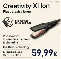 Unieuro Creativity XL Ion Piastra extra large offerta