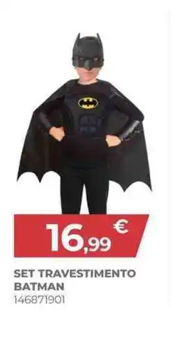 Bimbo Store Set travestimento Batman offerta