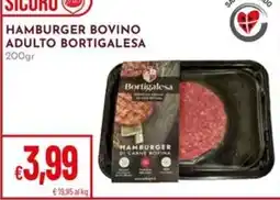 Pan Hamburger bovino adulto Bortigalesa offerta