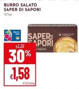 Pan Burro salato Saper di sapori offerta