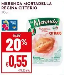 Pan Merenda Mortadella Regina Citterio offerta