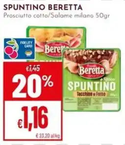 Pan Spuntino Beretta offerta