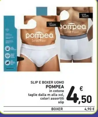 Pompea slip e boxer uomo